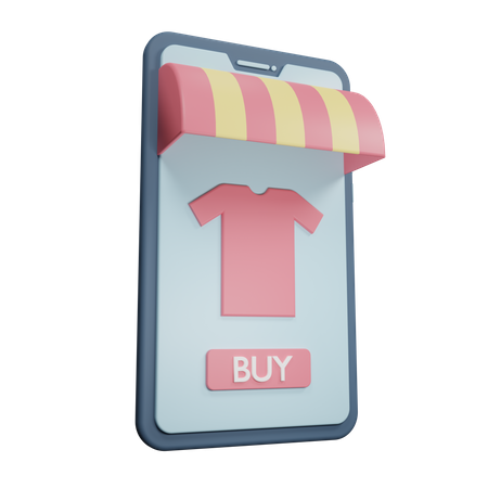 Shopping en ligne  3D Icon