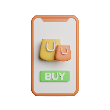 Shopping en ligne  3D Icon