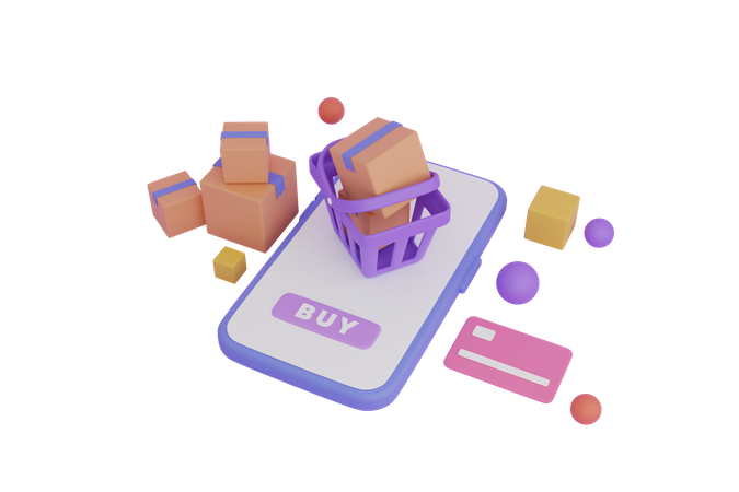 Panier  3D Illustration