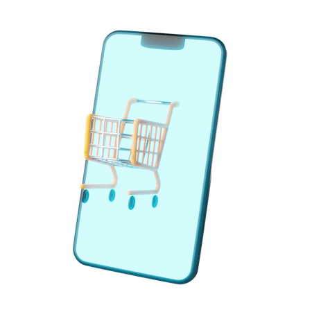 Shopping en ligne  3D Icon