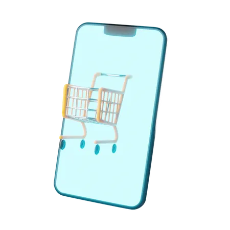 Shopping en ligne  3D Icon