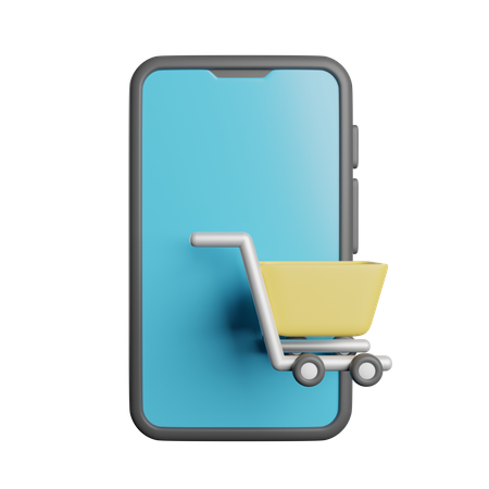 Shopping en ligne  3D Icon