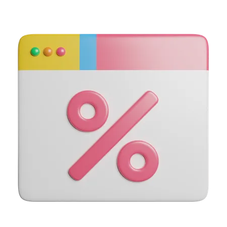 Shopping en ligne  3D Icon