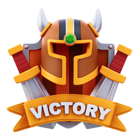 Achieve Victory  3D Icon