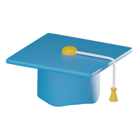 Achieved Graduation hat  3D Icon