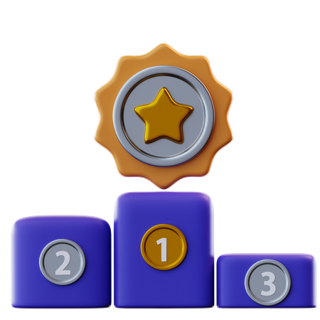 成果  3D Icon