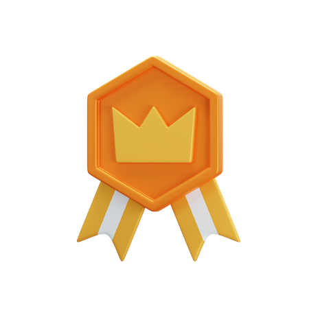 Achievement badge  3D Icon