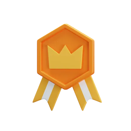 Achievement badge  3D Icon