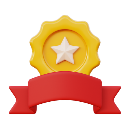 Achievement Badge  3D Icon