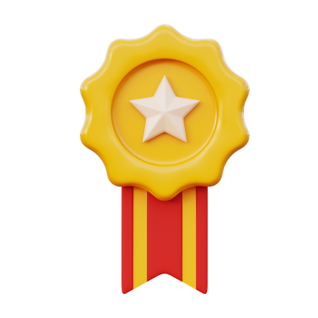 Achievement Badge  3D Icon