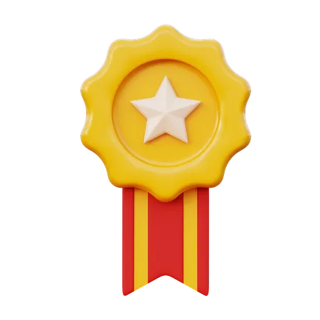 Achievement Badge  3D Icon