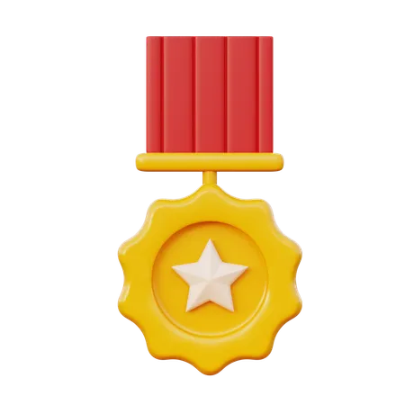 Achievement Badge  3D Icon