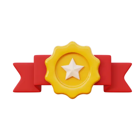 Achievement Badge  3D Icon