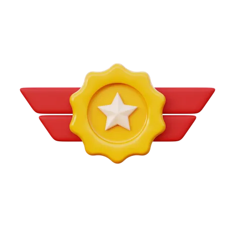 Achievement Badge  3D Icon