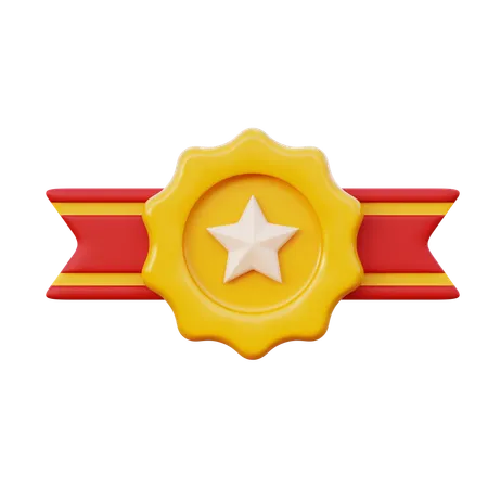 Achievement Badge  3D Icon