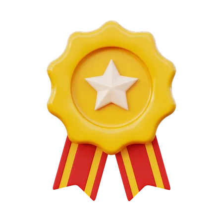 Achievement Badge  3D Icon