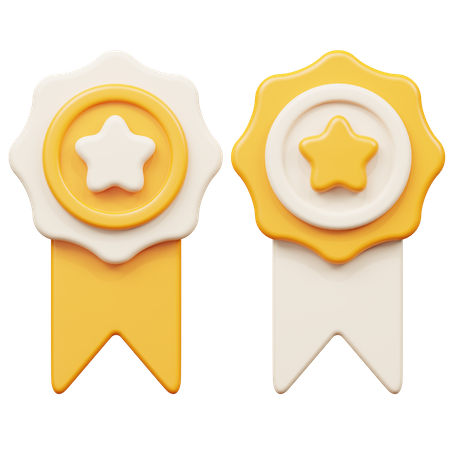 Achievement Badge  3D Icon