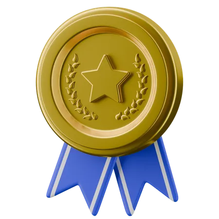 Achievement Badge  3D Icon