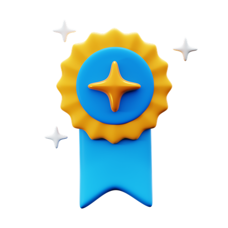 Achievement Badge  3D Icon