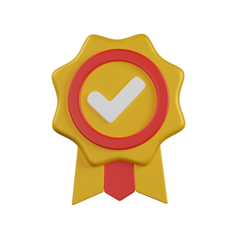 Achievement Badge  3D Icon