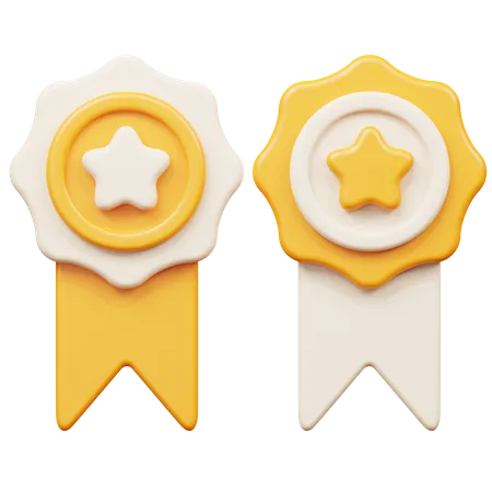 Achievement Badge 3D Icon