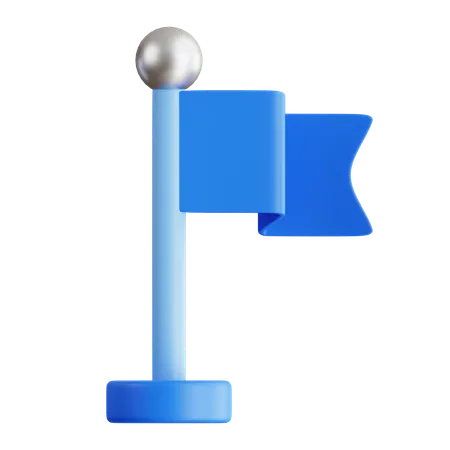 Achievement Flag  3D Icon
