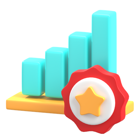 Achievement Growth  3D Icon