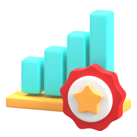 Achievement Growth  3D Icon