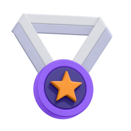 An Icon Of Achievement Medal 3D Icon