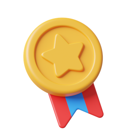 Achievement Medal 3D Icon