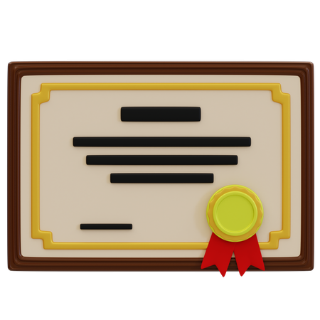 Achievement of Educational Excellence  3D Icon