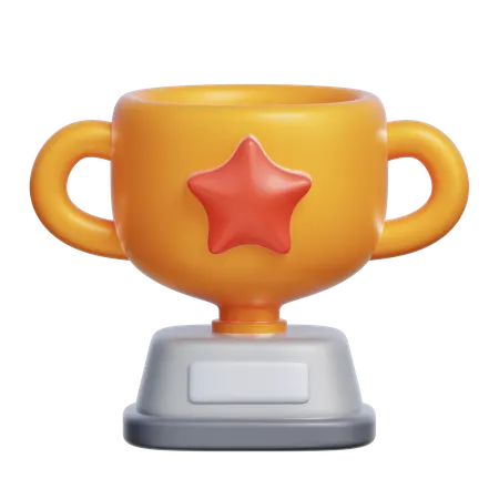 Achievement Trophy  3D Icon
