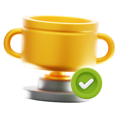 Achievement Unlocked  3D Icon
