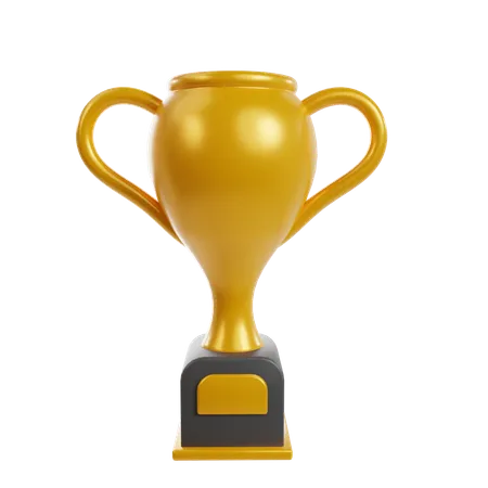 Achieving Trophy  3D Icon