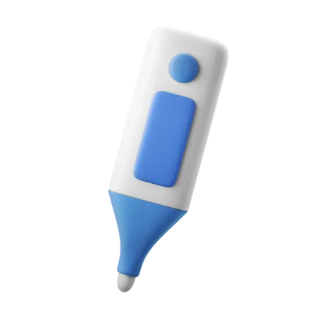 Achselthermometer  3D Illustration