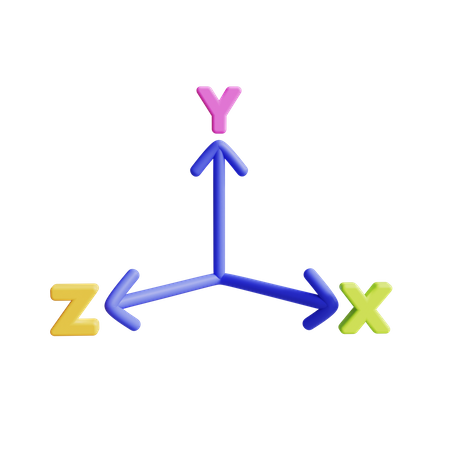 Achsenpfeil  3D Icon