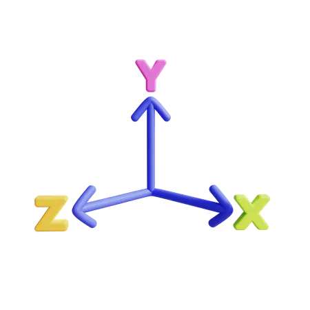 Achsenpfeil  3D Icon