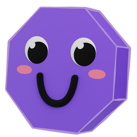 Achteck  3D Icon