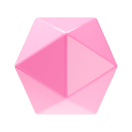 Achteckform  3D Icon