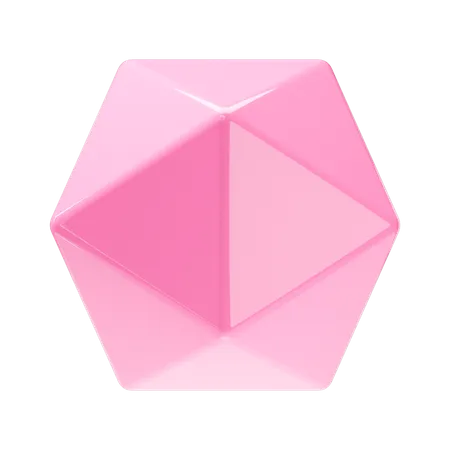 Achteckform  3D Icon