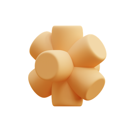 Achteckige Zylinder  3D Icon