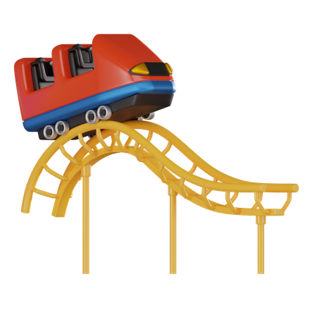 Achterbahn  3D Icon