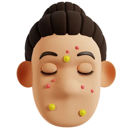 Cuidados com a pele com adesivos para acne  3D Icon