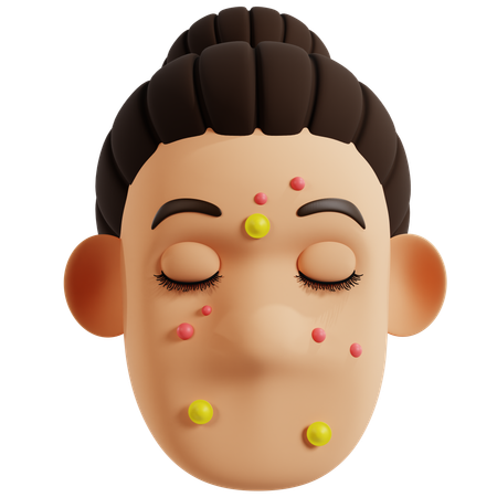 Acne Patch Skincare  3D Icon