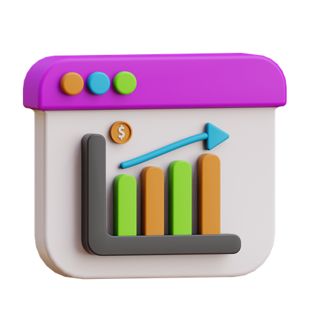 Ações preferenciais  3D Icon