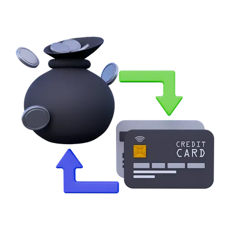 Paiement d'acompte  3D Icon