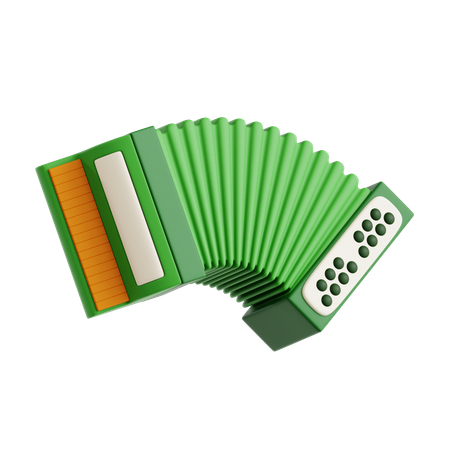 Acordeão  3D Icon