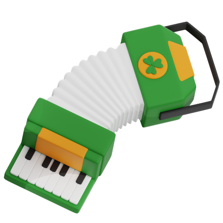 Acordeão  3D Icon