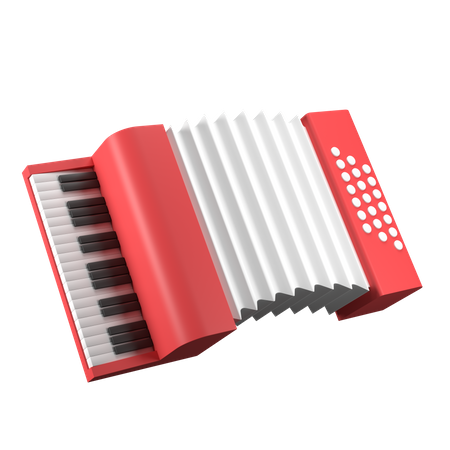 Acordeão  3D Icon