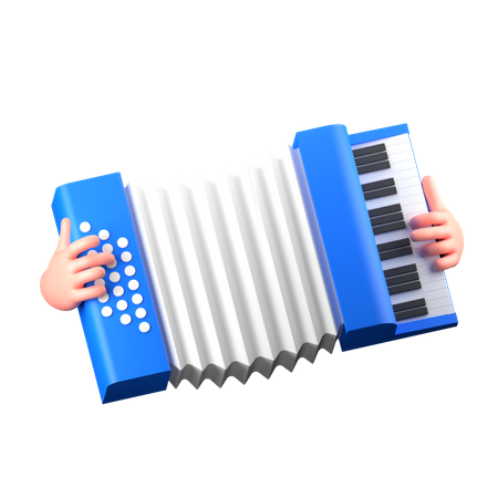 Acordion  3D Icon